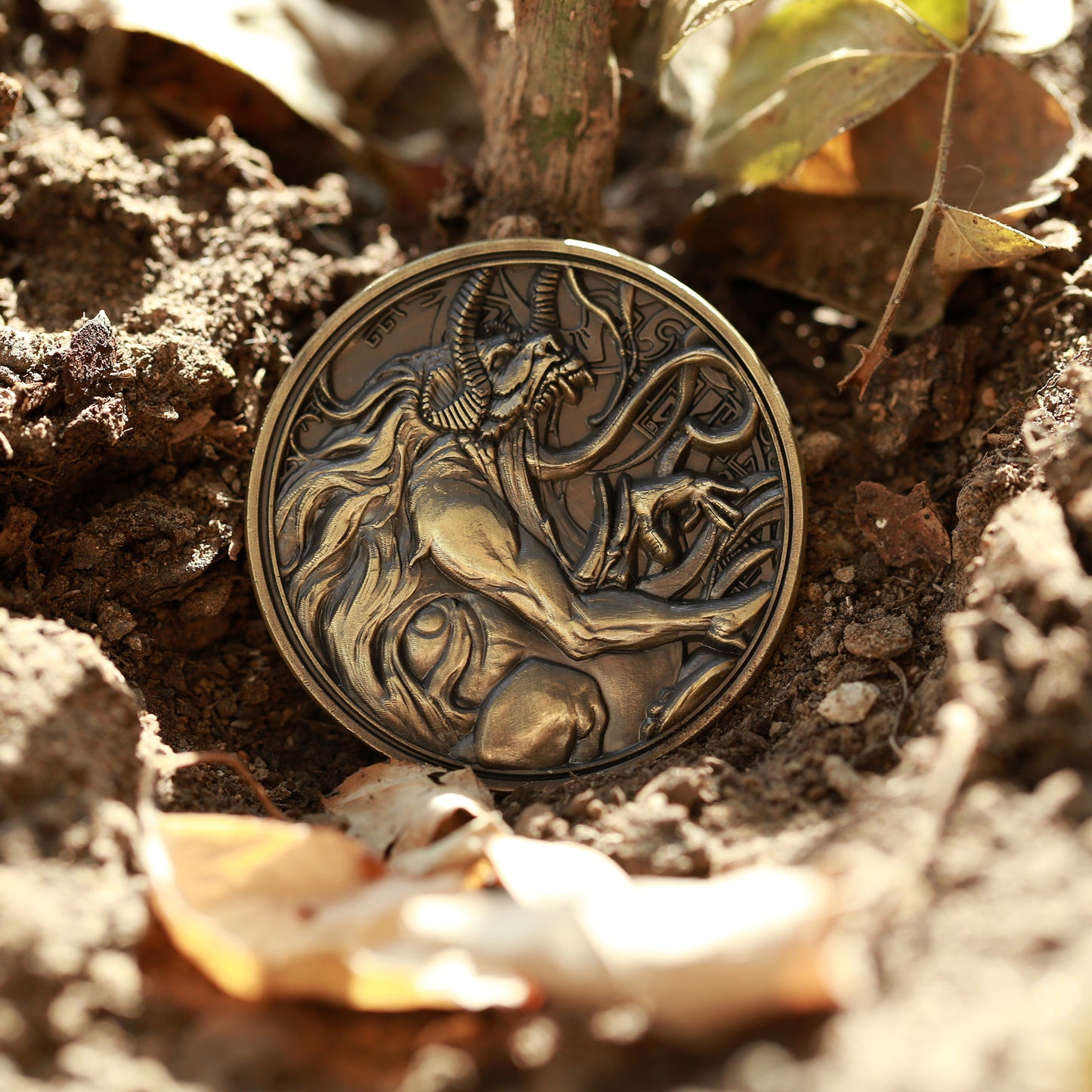 The Four Fiends in Chinese Mythology Collectible Metal Coins