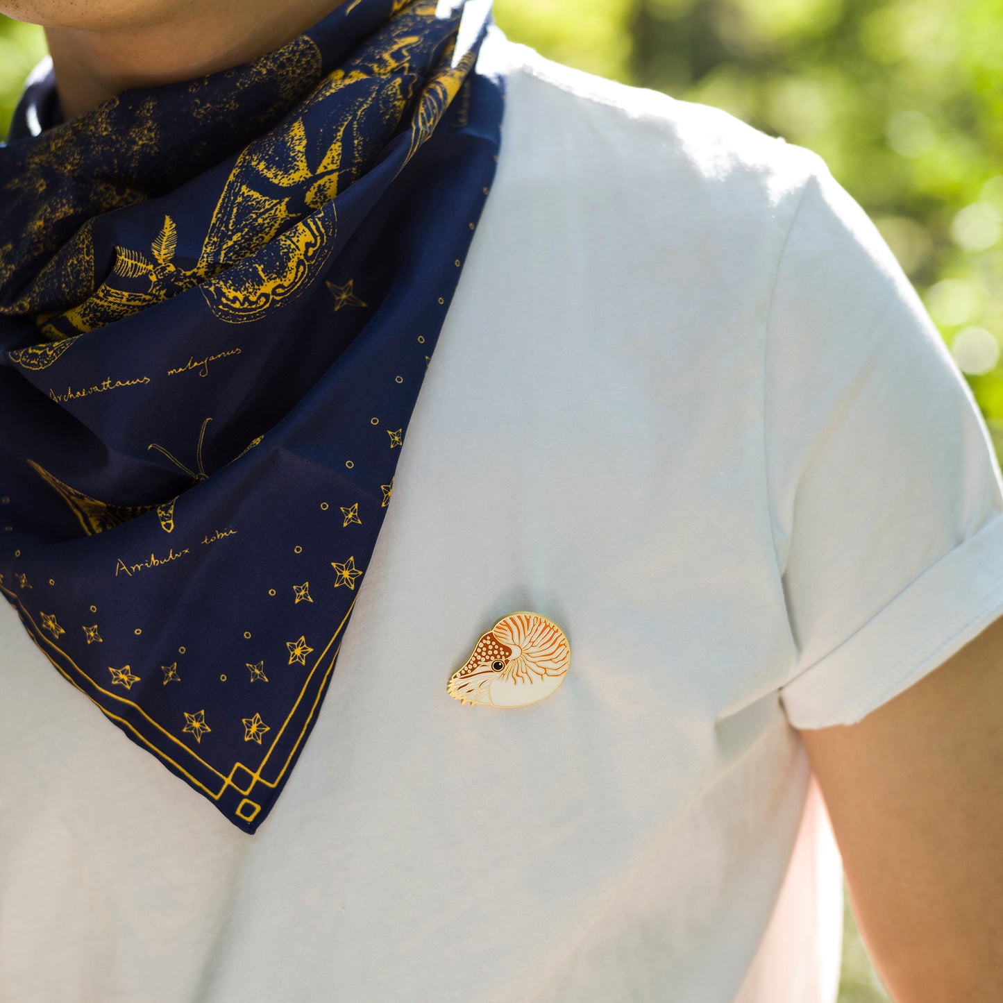 daparo Enamel Pins "Pearly Nautilus"