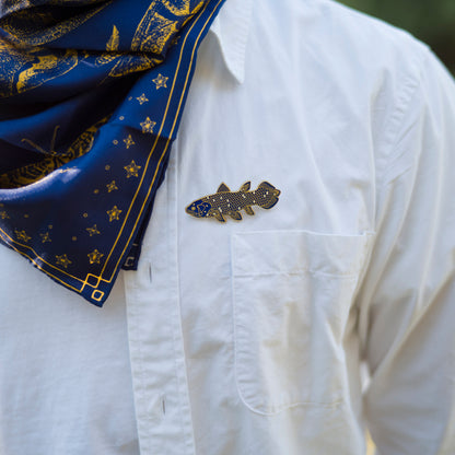 daparo Enamel Pins "West Indian Ocean Coelacanth"