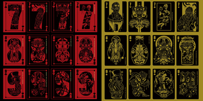 Lovecraft A-K Cthulhu Mythos Playing Cards