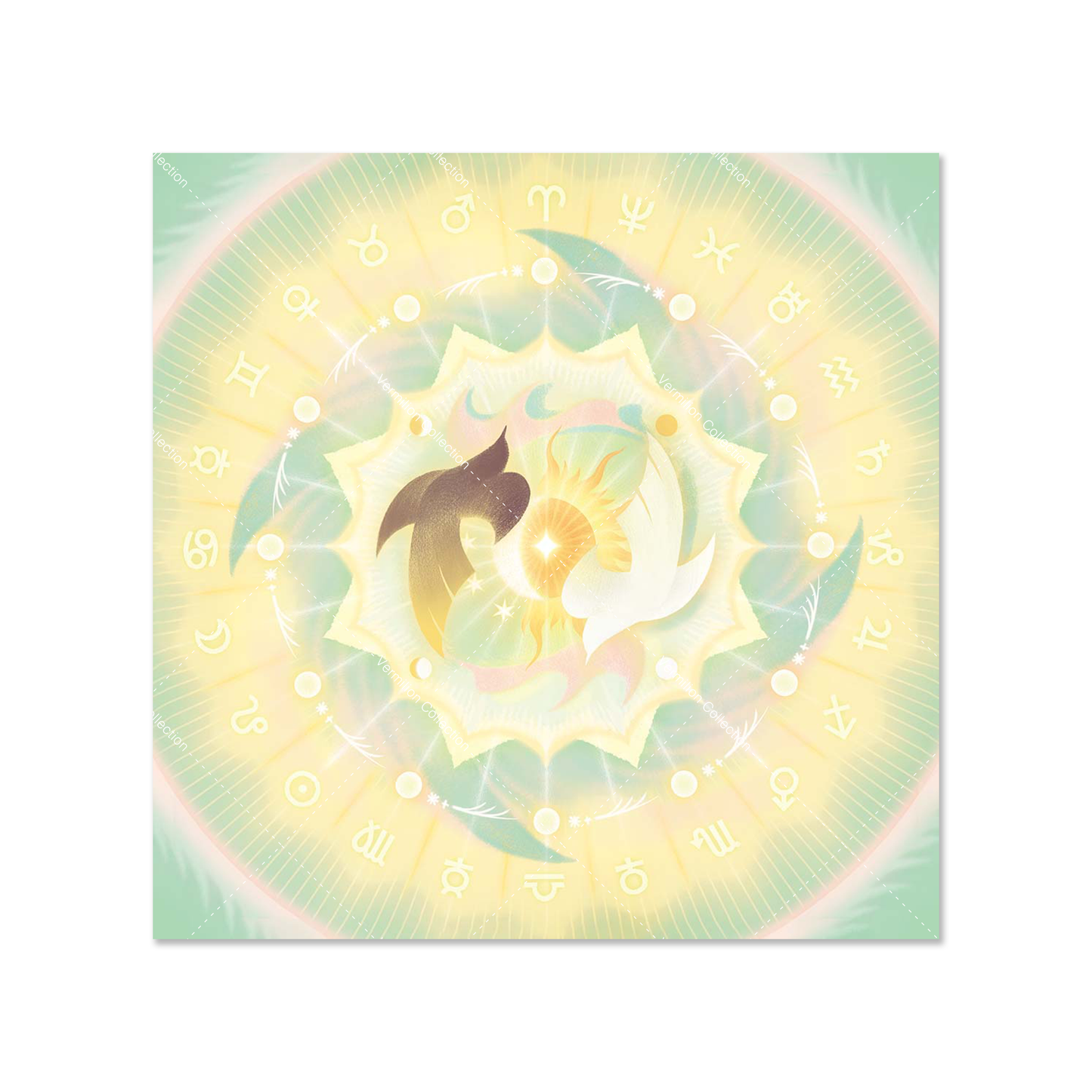 Uno with the Sun Tarot Cloth "Daytime Glory"