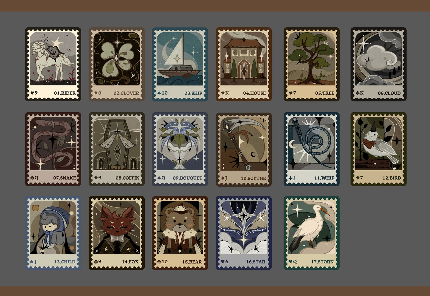 Little Crab Bread Lenormand