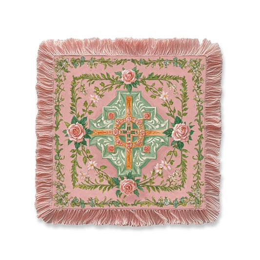 Renaissance Fantasy Tarot Cloth "Rose Cross"