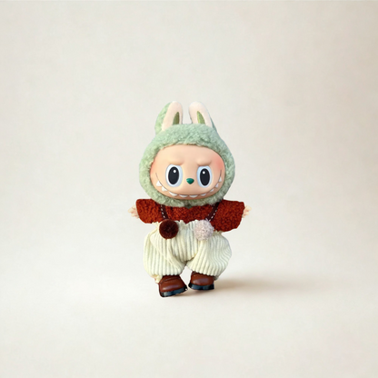 Handmade Clothes for Labubu & 15-17 cm Dolls "Fashion o'Clock"