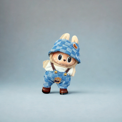 Handmade Clothes for Labubu & 15-17 cm Dolls "Fashion o'Clock"
