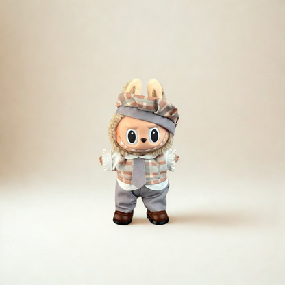 Handmade Clothes for Labubu & 15-17 cm Dolls "Fashion o'Clock"