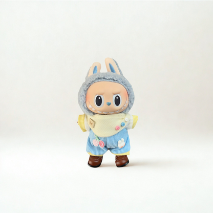 Handmade Clothes for Labubu & 15-17 cm Dolls "Fashion o'Clock"