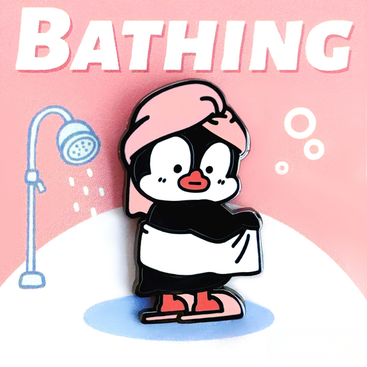 Stop! Mini Planet Enamel Pins Penguin Series