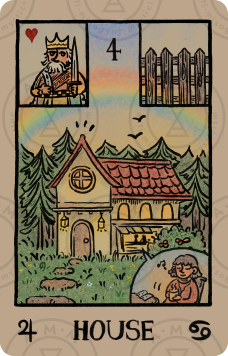 Akashic Eye Lenormand – House
