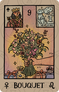 Akashic Eye Lenormand – Bouquet
