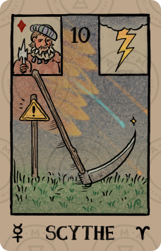 Akashic Eye Lenormand – Scythe