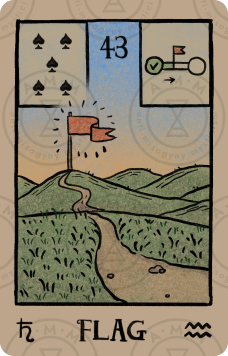 Akashic Eye Lenormand – Flag