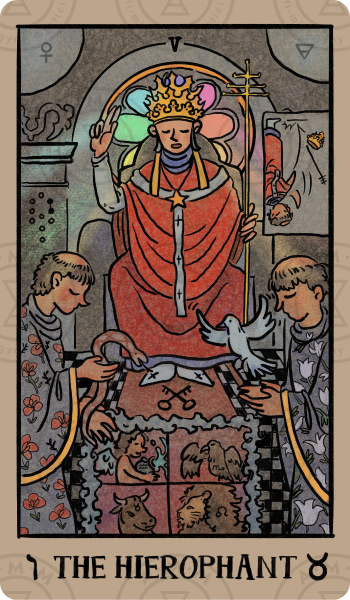 Akashic Eye Tarot – The Hierophant
