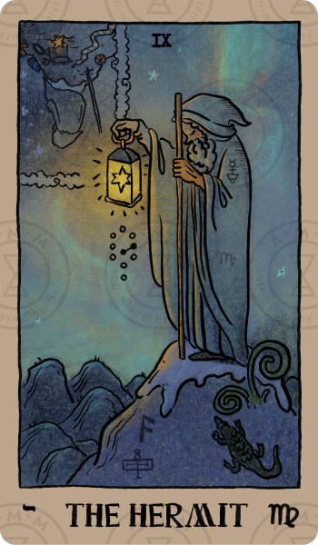Akashic Eye Tarot – The Hermit