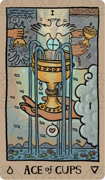 Akashic Eye Tarot – Ace of Cups