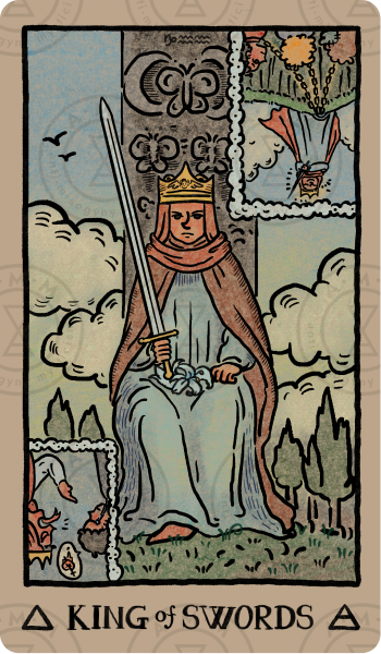 Akashic Eye Tarot – King of Swords