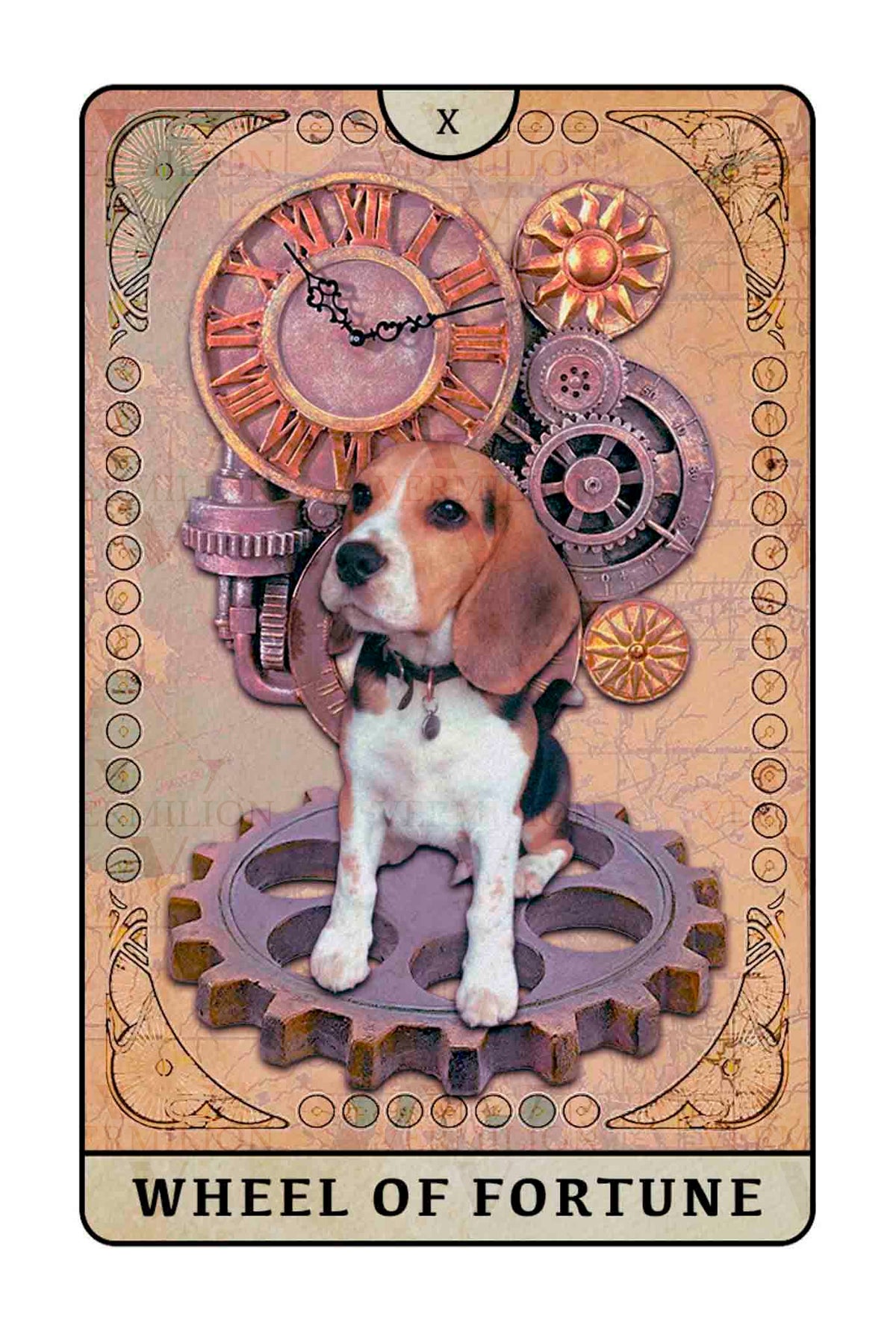 Beagle Dogs Tarot – The Wheel of Fortune