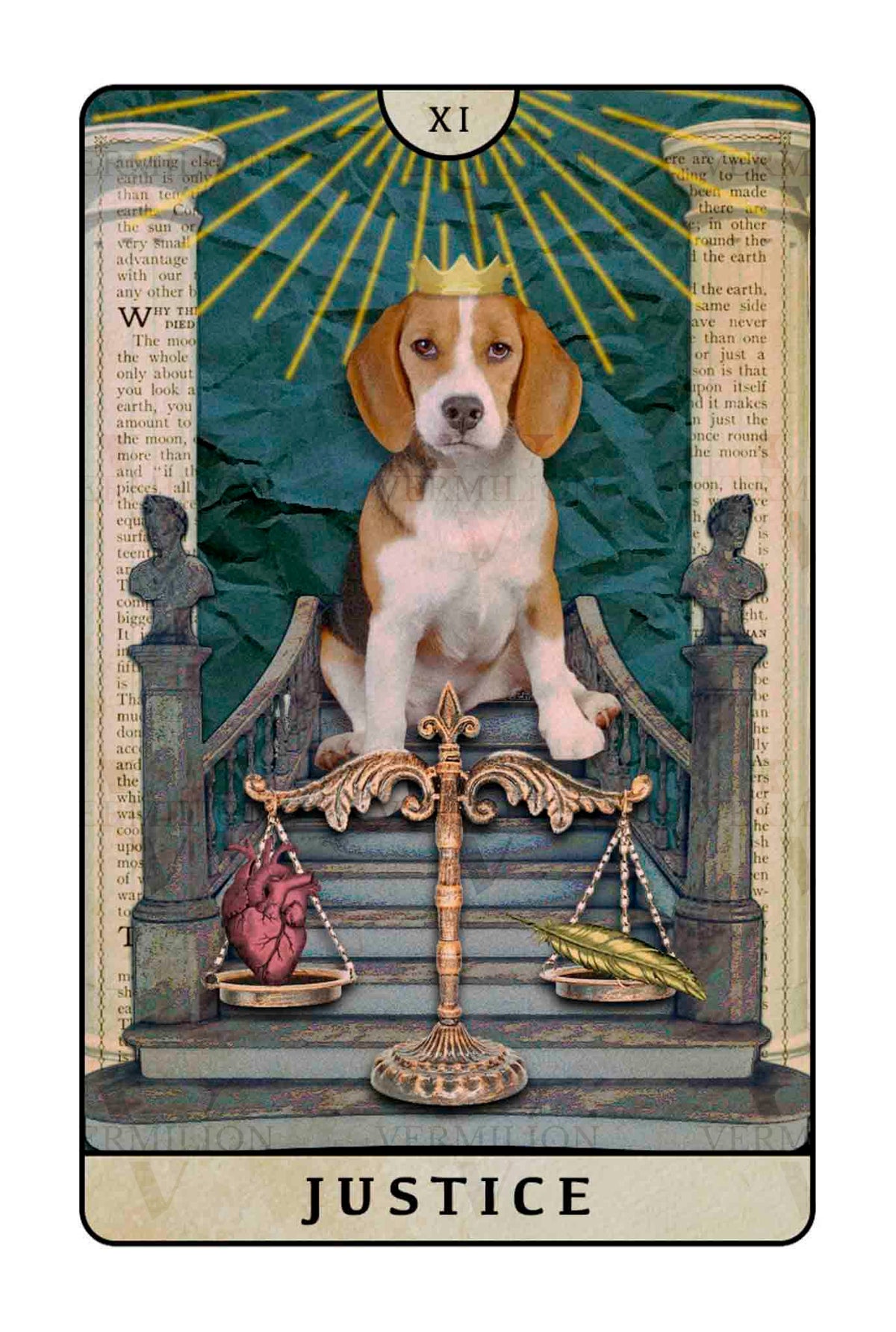 Beagle Dogs Tarot – Justice