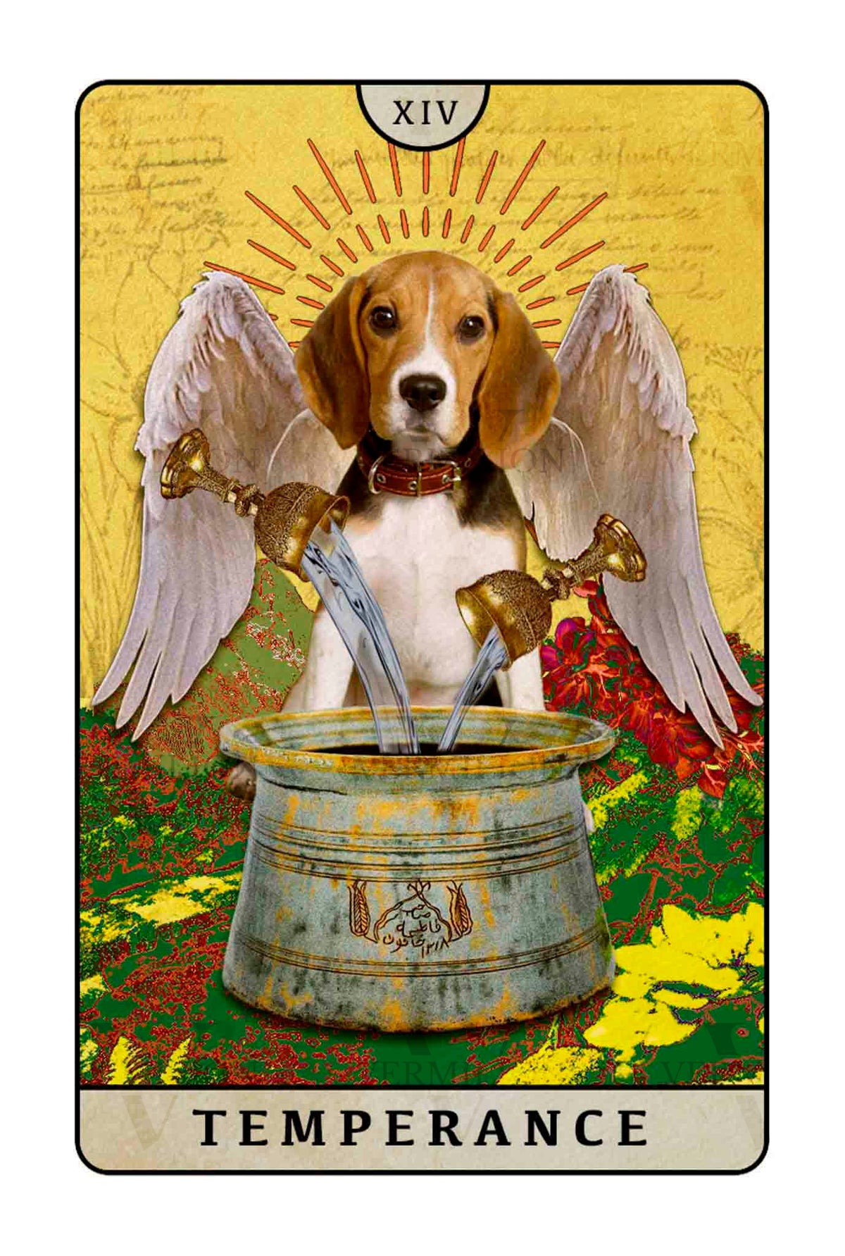 Beagle Dogs Tarot – Temperance
