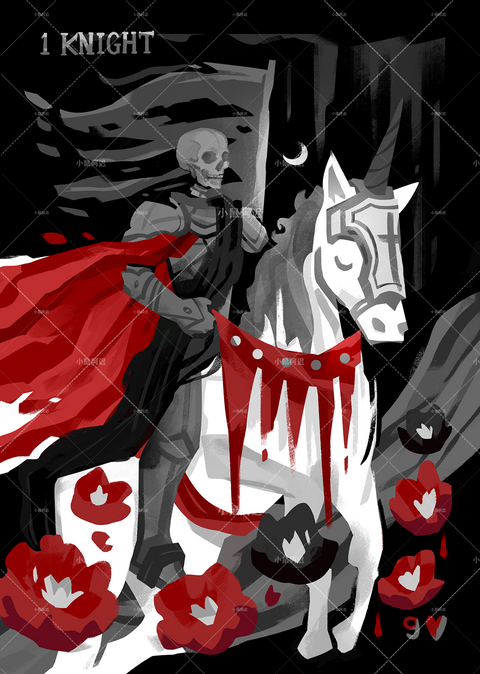 Blood Nightmare Lenormand – Knight