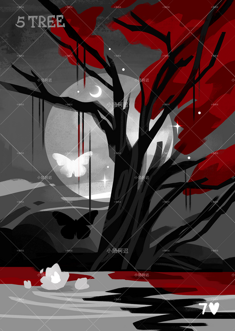 Blood Nightmare Lenormand – Tree