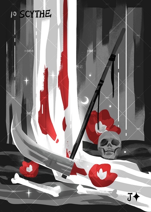 Blood Nightmare Lenormand – Scythe