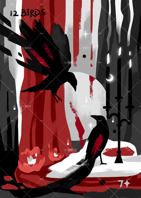 Blood Nightmare Lenormand – Birds