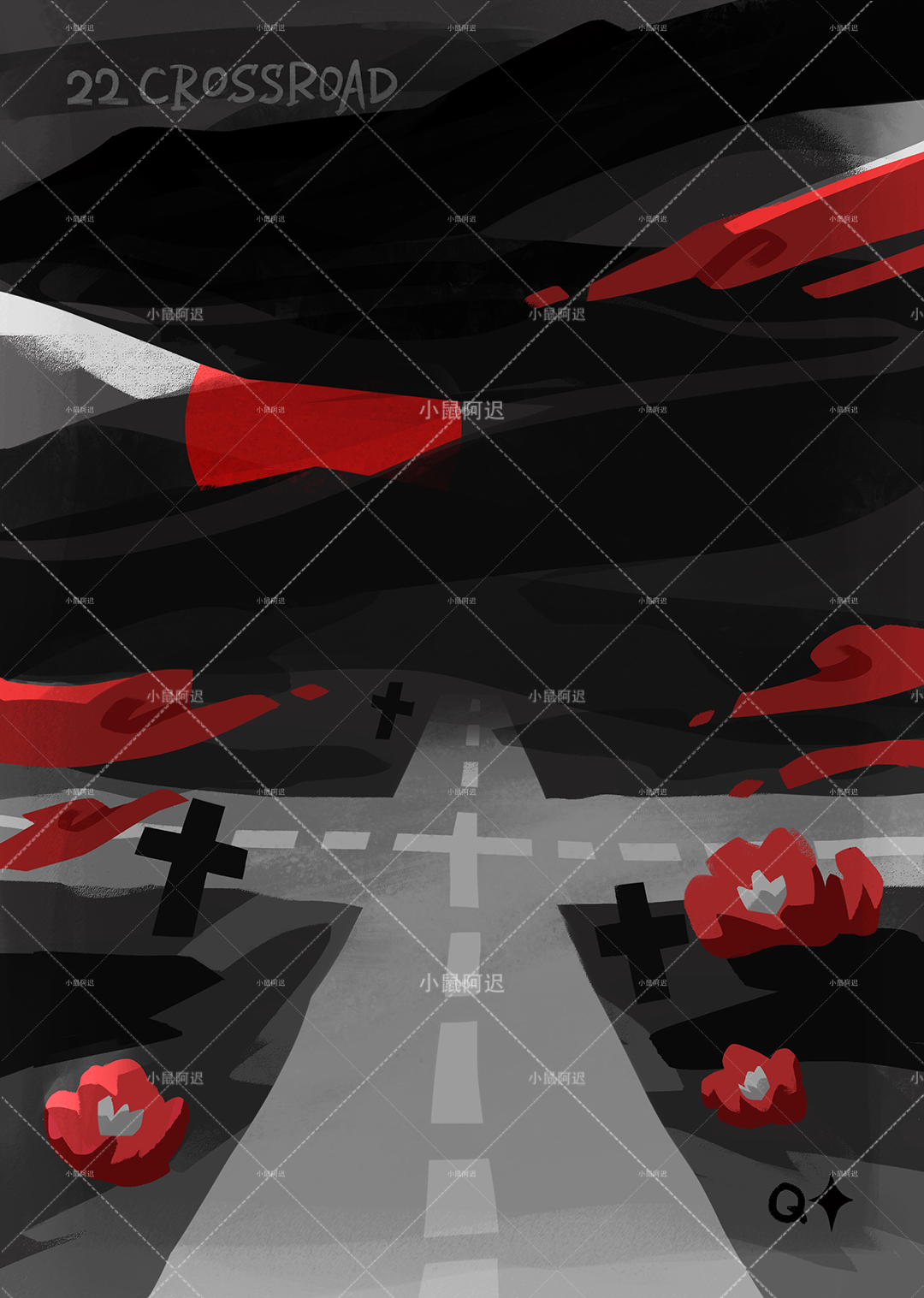 Blood Nightmare Lenormand – Crossroad