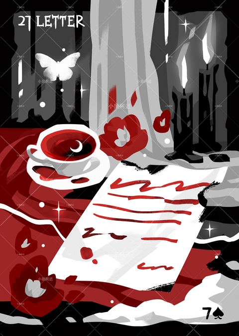 Blood Nightmare Lenormand – Letter