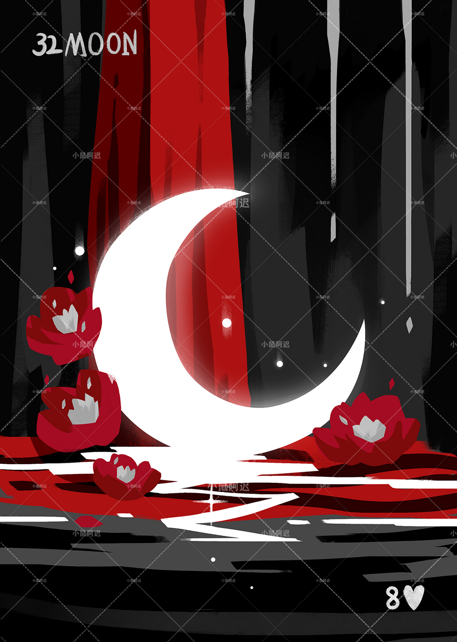 Blood Nightmare Lenormand – Moon