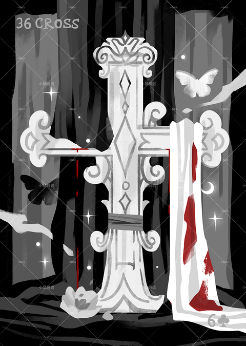 Blood Nightmare Lenormand – Cross