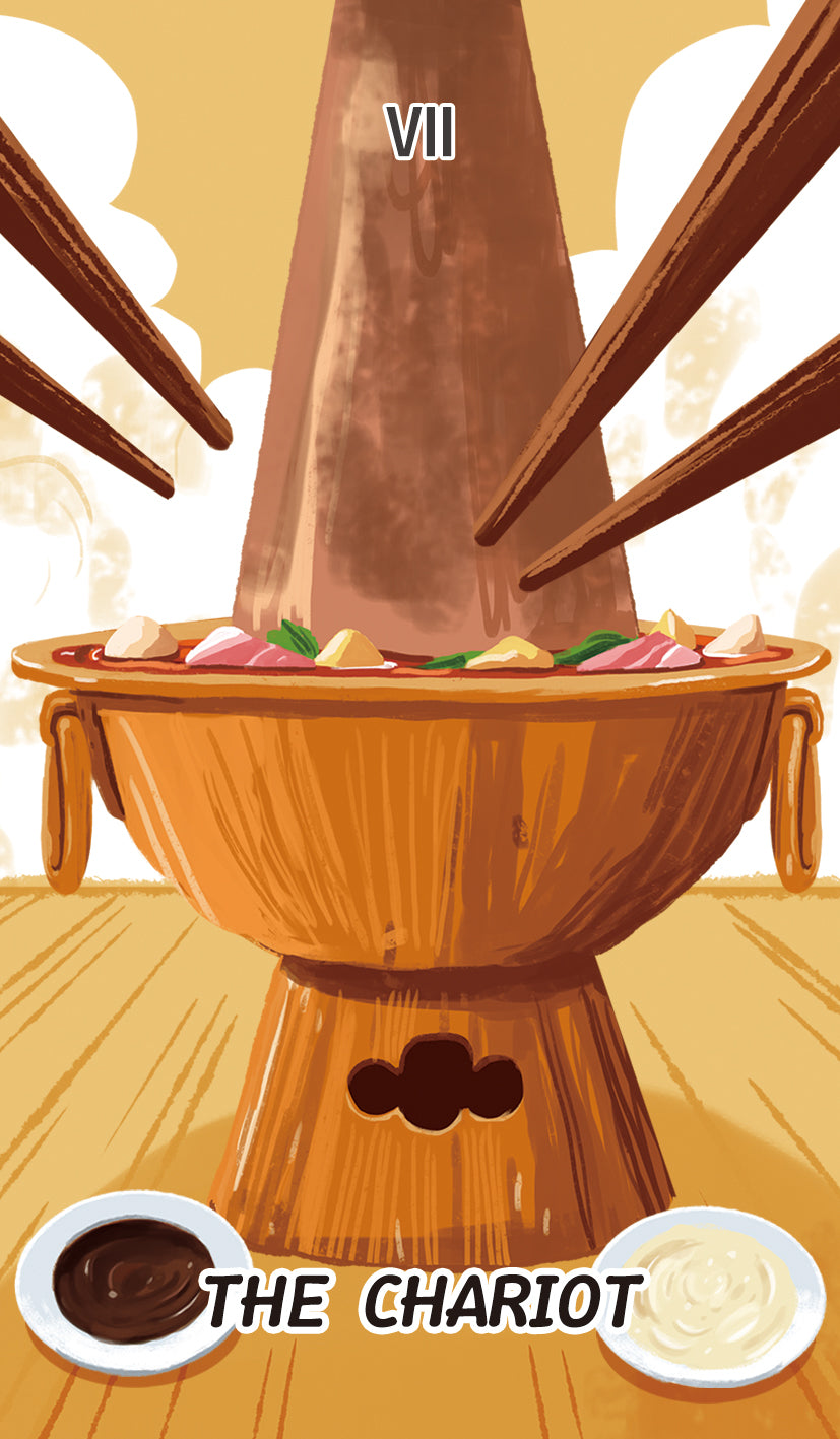 Chinese Cuisine Tarot – The Chariot