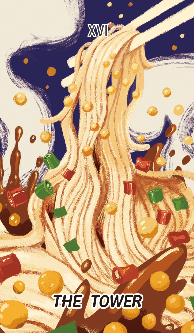 Chinese Cuisine Tarot – The Tower