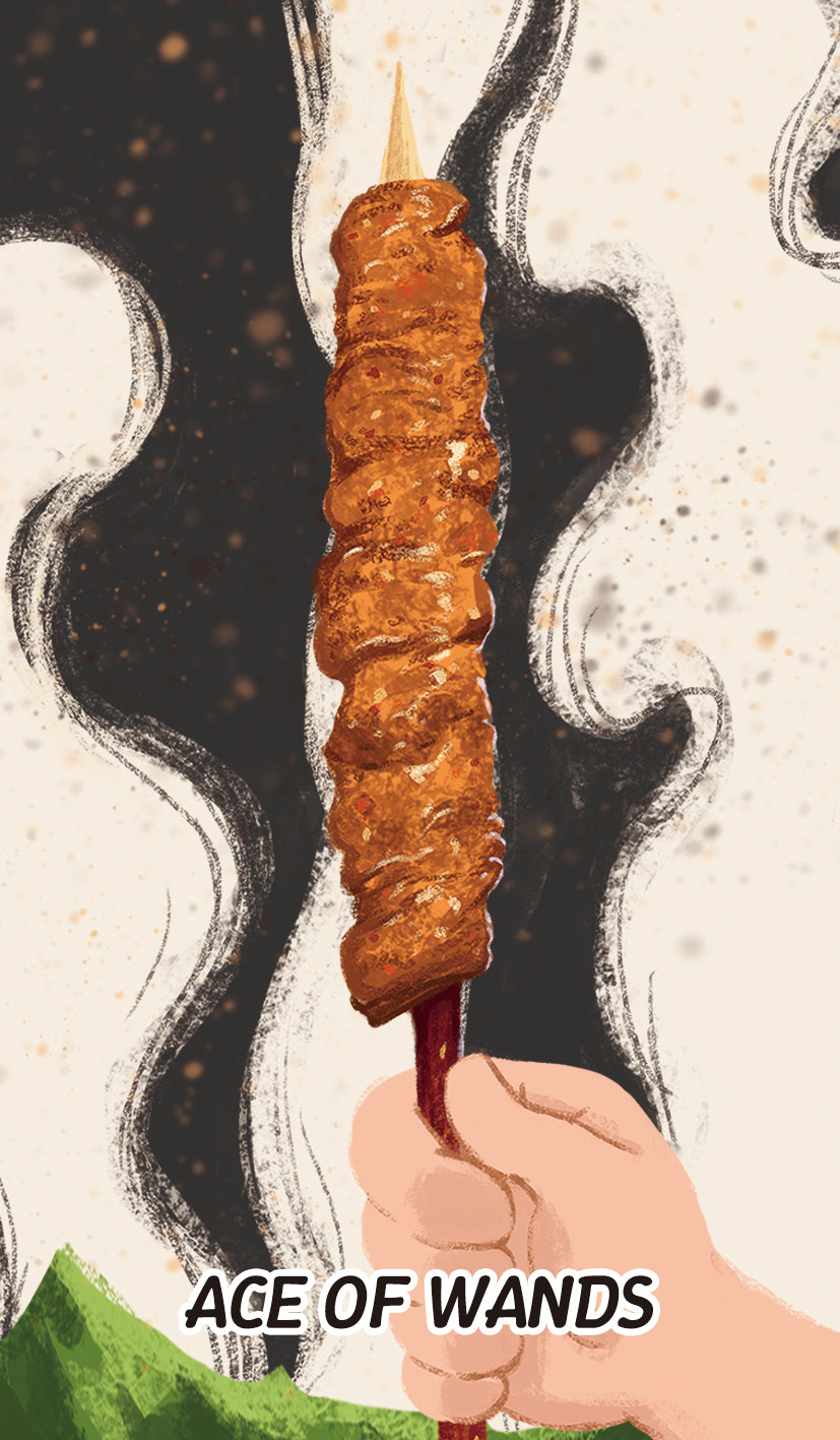 Chinese Cuisine Tarot – Ace of Wands