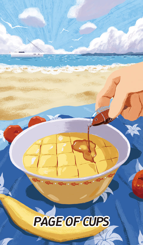 Chinese Cuisine Tarot – Page of Cups