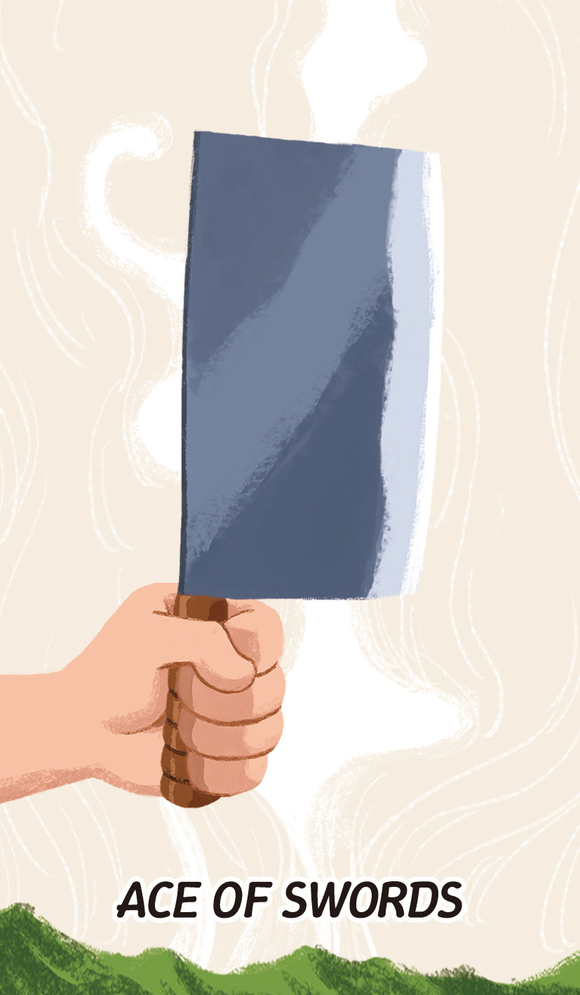 Chinese Cuisine Tarot – Ace of Swords