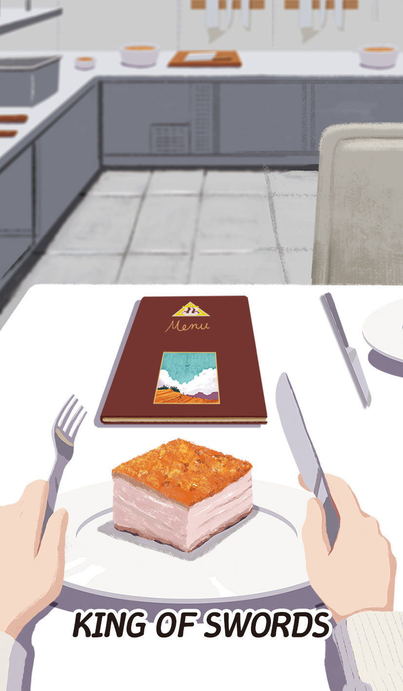 Chinese Cuisine Tarot – King of Swords