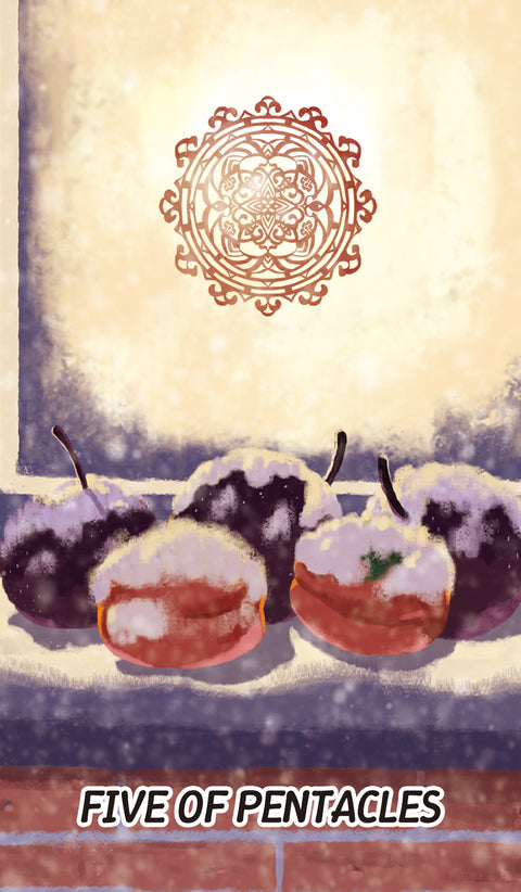 Chinese Cuisine Tarot – Five of Pentacles