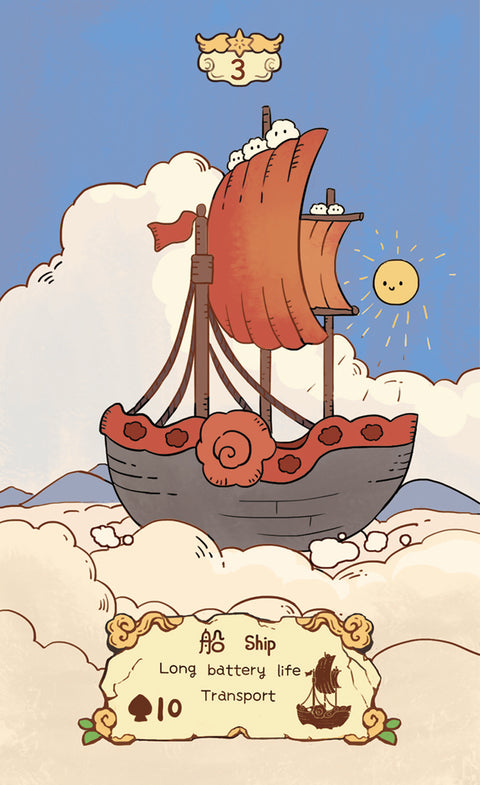 Cloud Rune Legend Lenormand – Ship