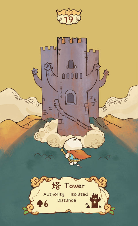 Cloud Rune Legend Lenormand – Tower