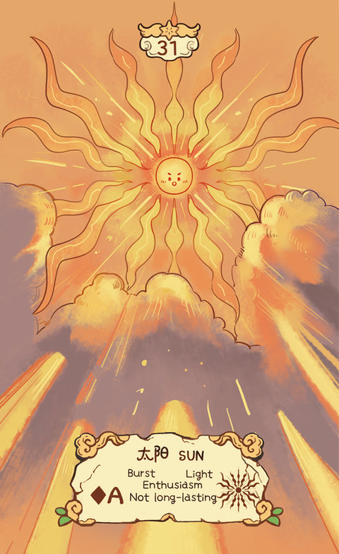 Cloud Rune Legend Lenormand – Sun