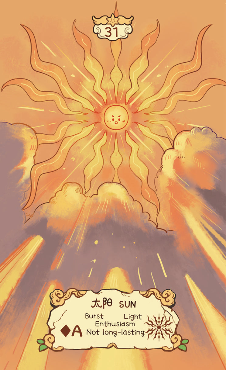 Cloud Rune Legend Lenormand – Sun