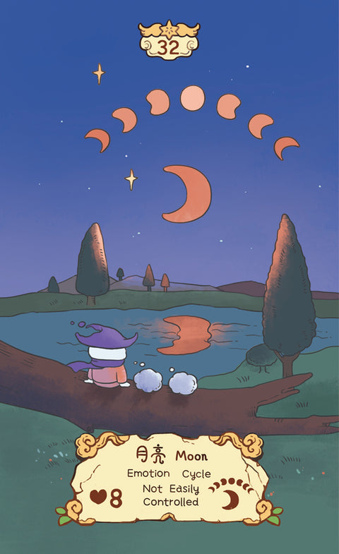 Cloud Rune Legend Lenormand – Moon