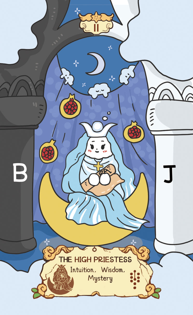Cloud Rune Legend Tarot – The High Priestess