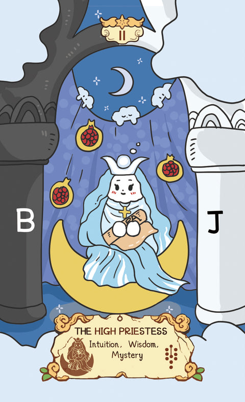 Cloud Rune Legend Tarot – The High Priestess