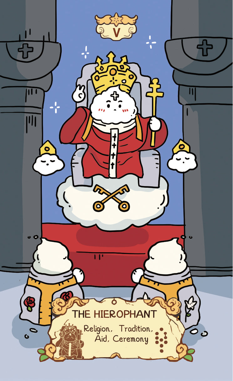 Cloud Rune Legend Tarot – The Hierophant
