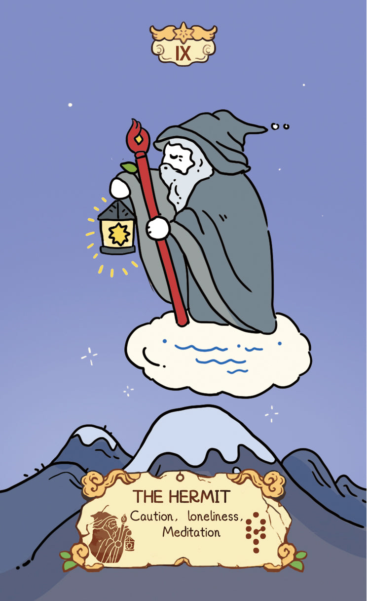 Cloud Rune Legend Tarot – The Hermit