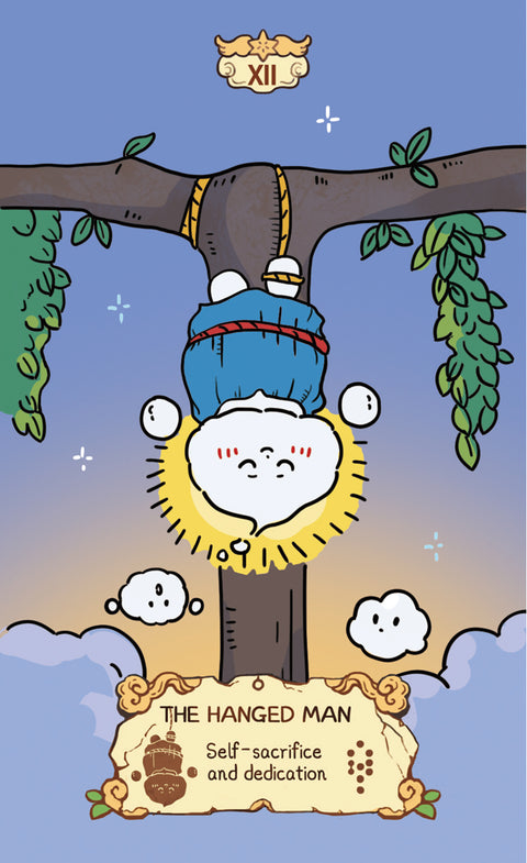 Cloud Rune Legend Tarot – The Hanged Man