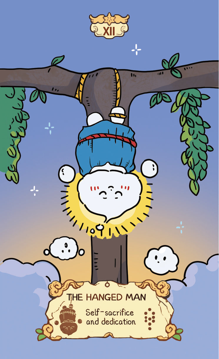 Cloud Rune Legend Tarot – The Hanged Man