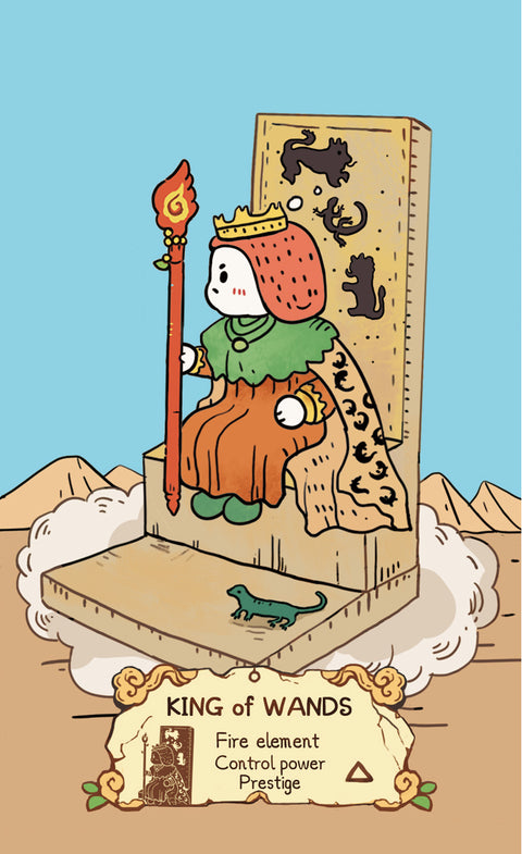 Cloud Rune Legend Tarot – King of Wands